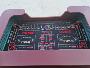 une table de craps