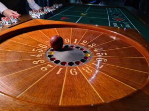 zoom sur la boule du casino