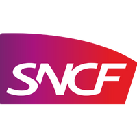 logo sncf en rouge et violet